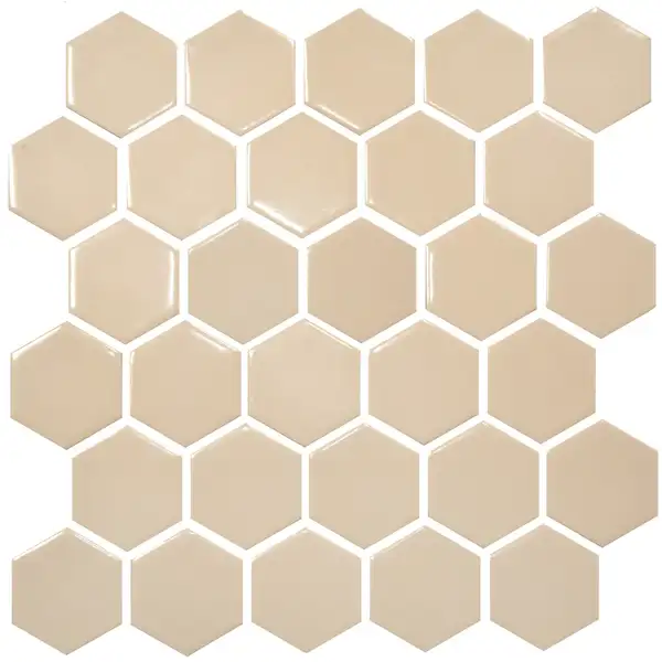 KOTTO Мозаїка HEXAGON H 6018 Biege Smoke 295х295х9 Кераміка Лео