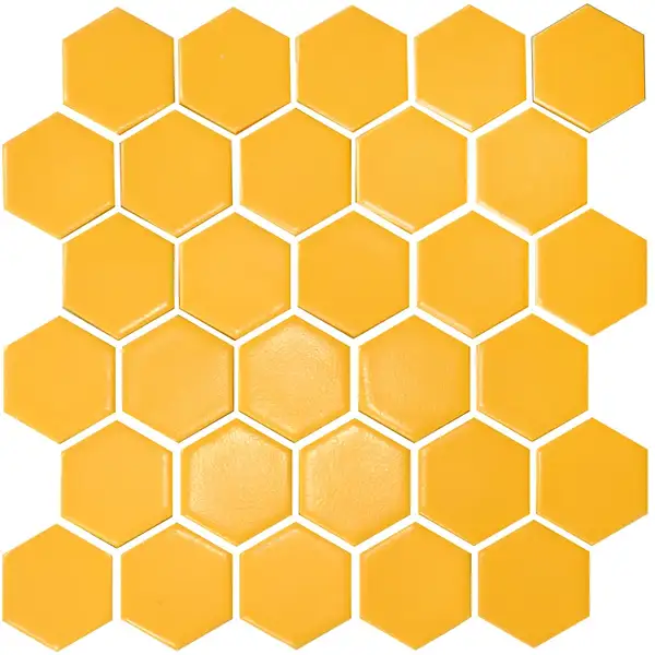 КОТТО КЕРАМІКА Мозаїка HEXAGON H 6025 Dark Yellow 295х295х9 Кераміка Лео УКРАЇНА