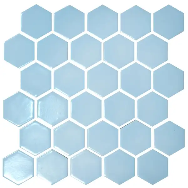KOTTO Мозаїка HEXAGON H 6026 Light Blue 295х295х9 Кераміка Лео УКРАЇНА