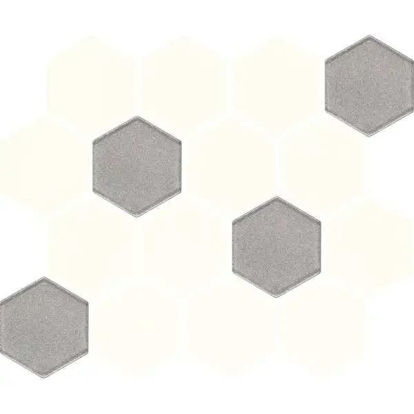 Мозаїка пресована Універсальна Bianco Hexagon Mix 22x25,5 код 1894 Ceramika Paradyz (M-P-220X255-1-UNIW.BIHEMX)