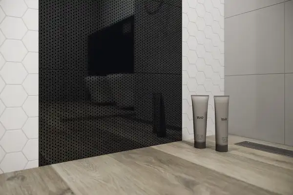 Мозаїка пресована Універсальна Nero Hexagon 22x25,5 код 1917 Ceramika Paradyz (M-P-220X255-1-UNIW.NEHE)