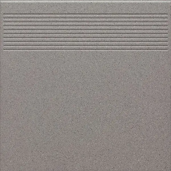 Сходинка пряма Bazo Grys Сіль-Перець MAT 30x30 код 3104 Ceramika Paradyz (Q---300X300-1-BAZO.GRST)