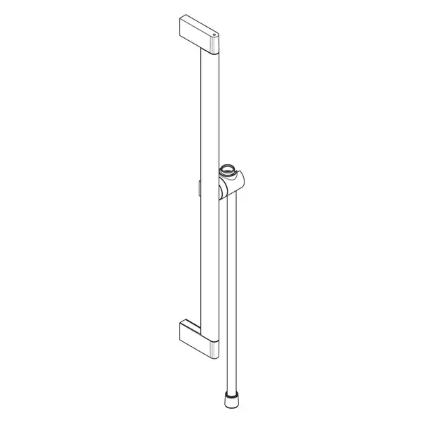 Hansgrohe Pulsify S Душевая штанга, белый матовый (24402700)