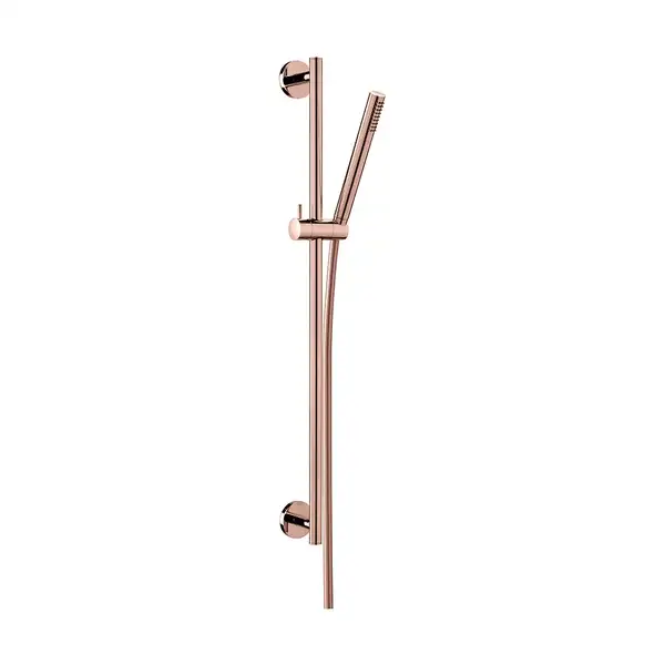 Душовий гарнітур Paffoni Light LIFE на штанзі з ручним душем, шлангом 1500 мм, Brushed Copper (ZSAL135RMSP)