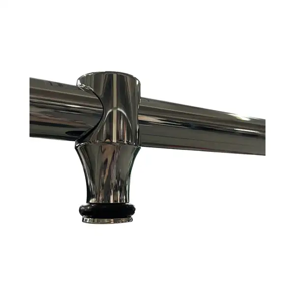 KOER SR SD06-140x220-TR-01 Дверь в нишу, хром (KR5368)