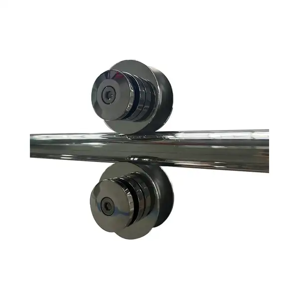 KOER SR SD06-140x220-TR-01 Дверь в нишу, хром (KR5368)