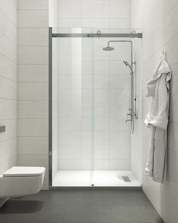 Koer SR SD01-120x200 Дверь в нишу, графит (KR5378)