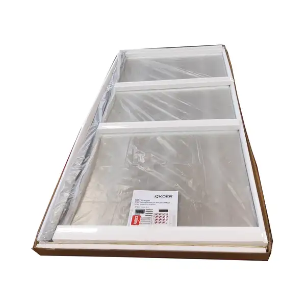 KOER SR SW01-90x200-TR-01 Бічна стінка, хром (KR5381)