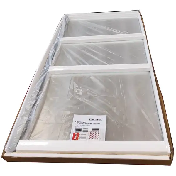 KOER SR SW01-90x200-TR-07 Стенка душевой, графит (KR5382)