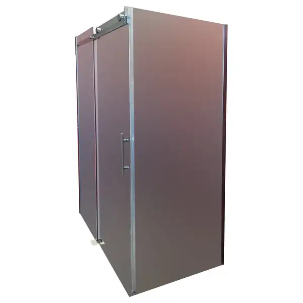 KOER SR SW01-90x200-TR-07 Стенка душевой, графит (KR5382)