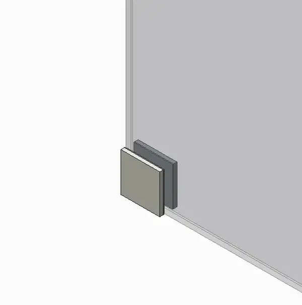 Koer SR SD02-140x200 Дверь в нишу, прозрачное стекло, хром (KR5383)
