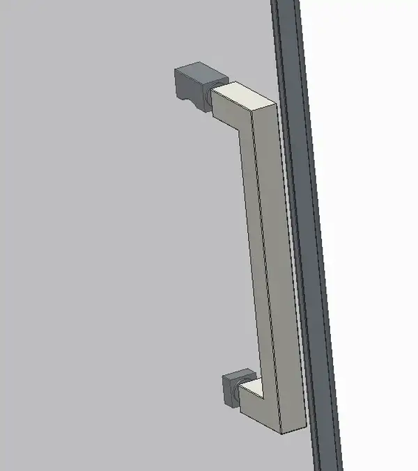 Koer SR SD02-140x200 Дверь в нишу, прозрачное стекло, хром (KR5383)