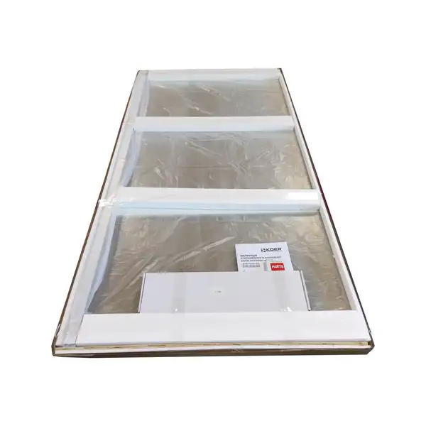 KOER SR SP02-100x200-TR-07 Душова перегородка, графіт (KR5397)