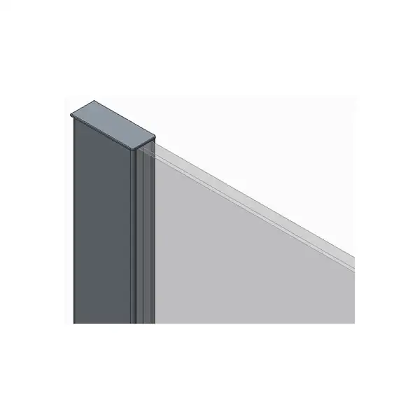 KOER SR SP03-120x200-TR-01 Перегородка Walk-In, хром (KR5398)