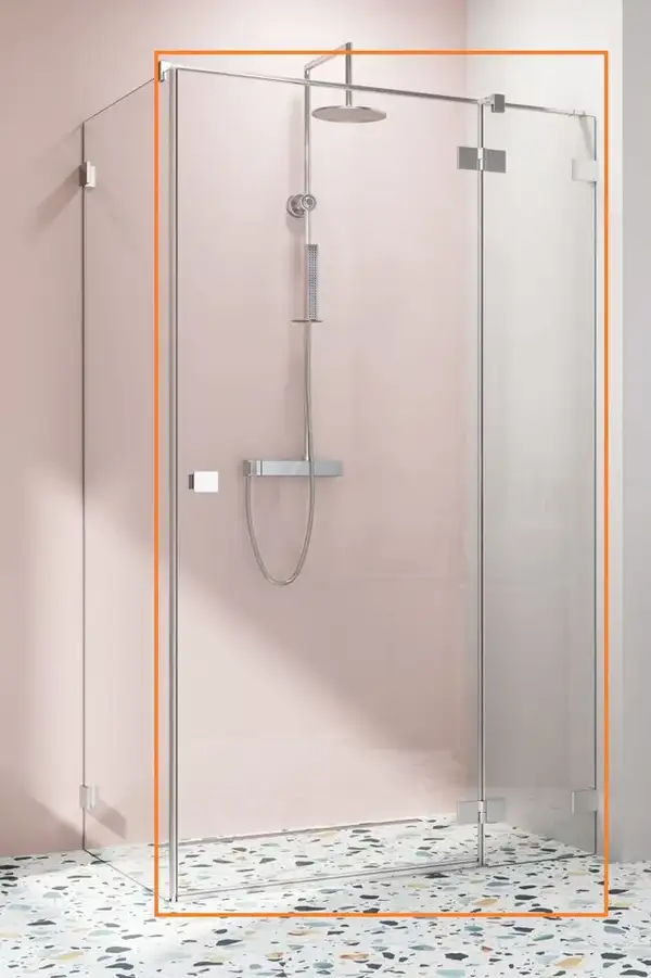 Radaway Essenza Pro KDJ Душевая дверь, хром/прозрачное (10097120-01-01R)