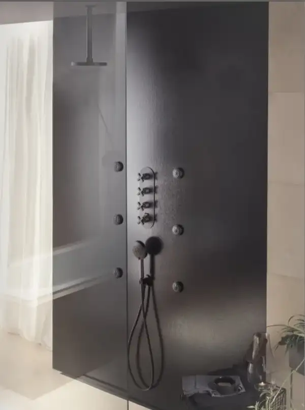 AD135/57BM Шланг для душу 150см чорний мат Nobili ІТАЛІЯ (AD135/57BM)