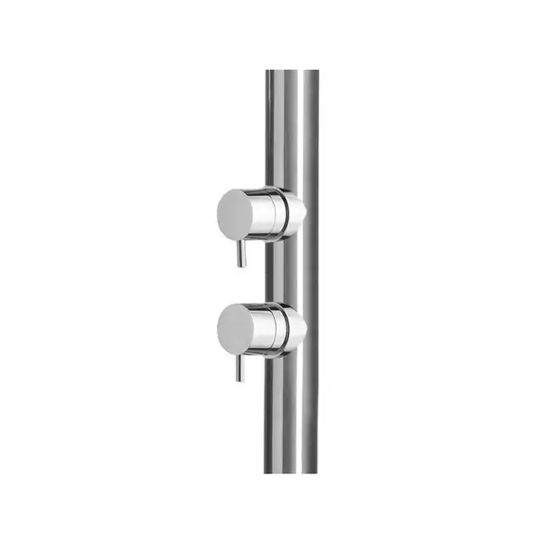 Вулична душова колона Bossini Pool Inox AISI 316 2287 мм, нержавіюча сталь (L00360000030008)