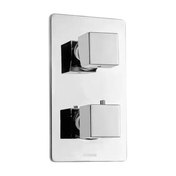 Комплект верхнього душа зі змішувачем і ручної лійкою Bossini Dream cube LIGHT 400 мм, хром (Y373720 PLUS)