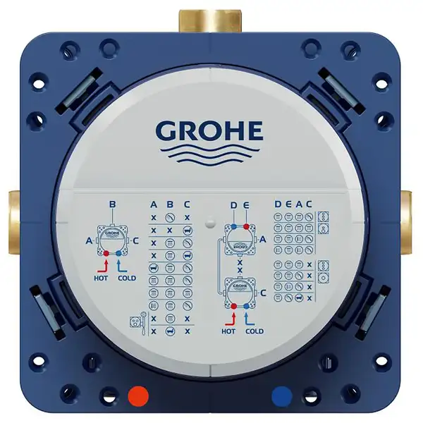 Душевая система скрытого монтажа с термостатом Grohe Grohtherm SmartControl c Tempesta 250 (цвет - хром) (26416SC2)