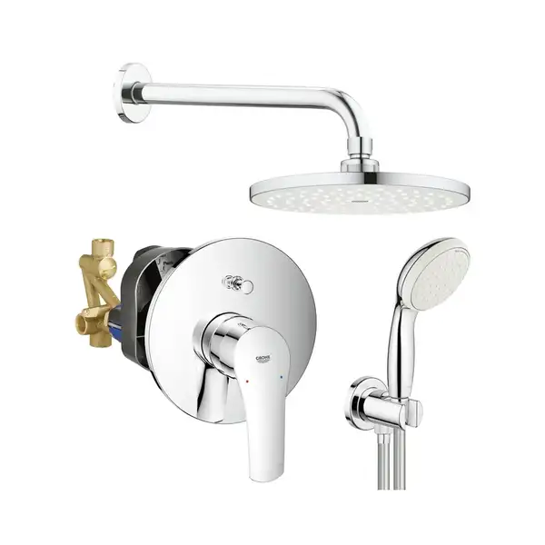 Душова система прихованого монтажу зі змішувачем Grohe Eurosmart New (UA25183004)