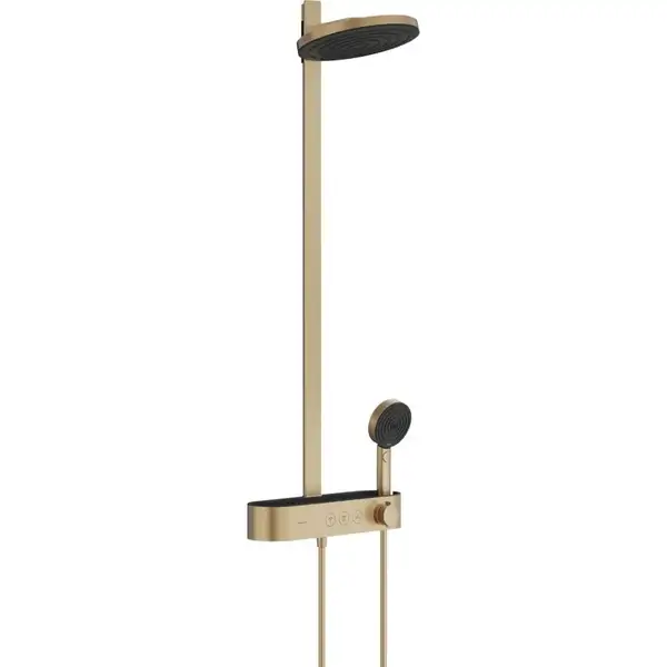 Hansgrohe Pulsify Душевая система с термостатом, бронза (24241140)