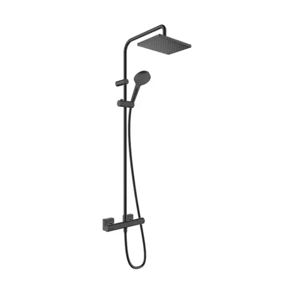 Hansgrohe Vernis Shape Душевая система, черный матовый (26097670)