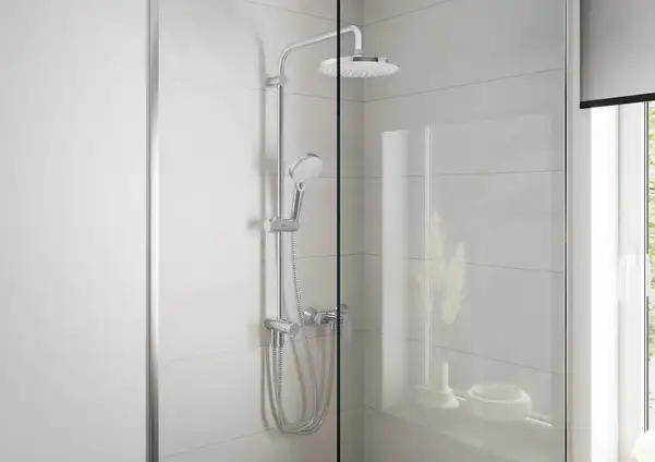 Душевая система без смесителя Hansgrohe Vernis Blend EcoSmart (цвет - хром) (26099000) фото 4 Aquada.com.ua