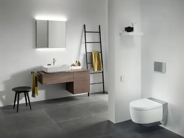 Дзеркало з LED підсвічуванням 90 х h70 см Geberit Option Basic Square  502.808.00.1