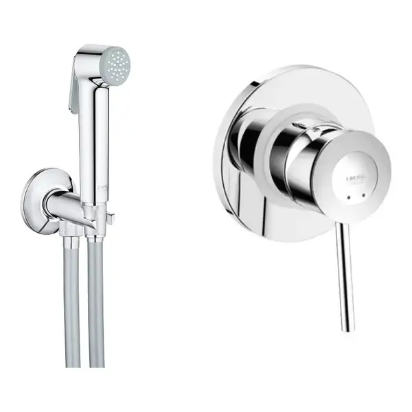 Grohe BauClassic Гигиенический душ со скрытым смесителем, хром (UA2904800S)