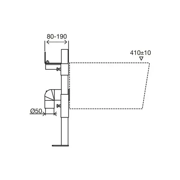 618547(008908)  Інсталяція для біде EASY(ECO)  Oli (618547/008908)