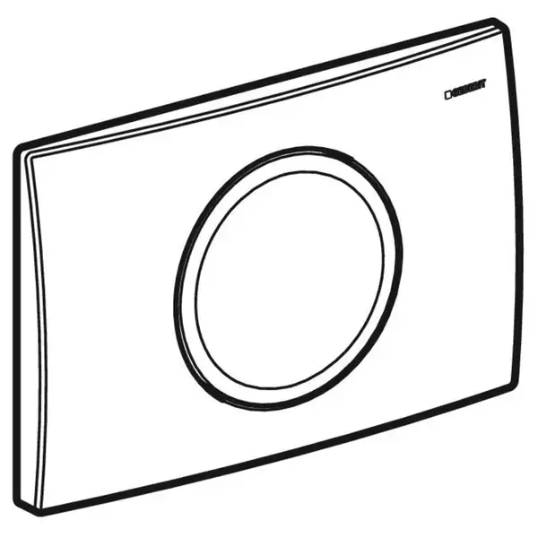 Geberit Delta 15 Клавиша смыва, хром глянцевый (115.109.21.1)