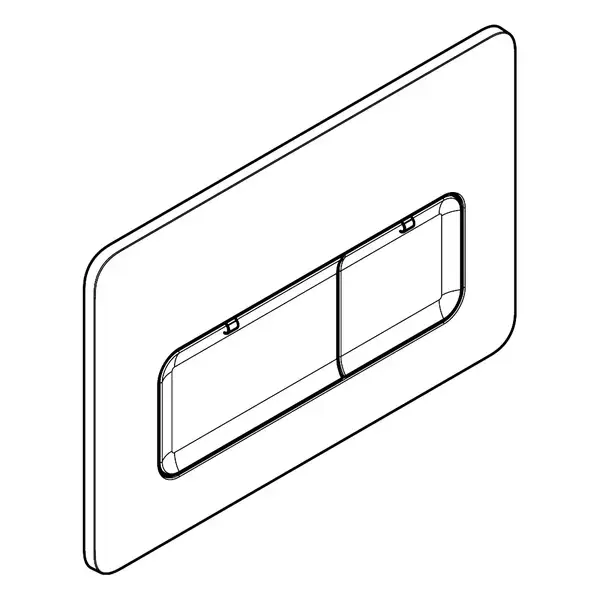 Hansgrohe iFrame Original Q Клавіша змиву, Matt White (66001700)