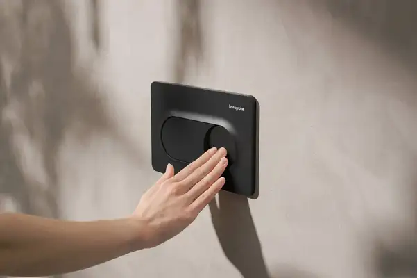 Hansgrohe iFrame Original S Кнопка змиву, Матовий чорний (66002670)