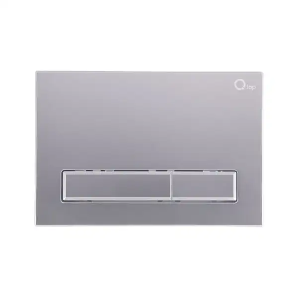 Qtap Nest Панель змиву для унітазу, сатин (QT0111M08382SAT)