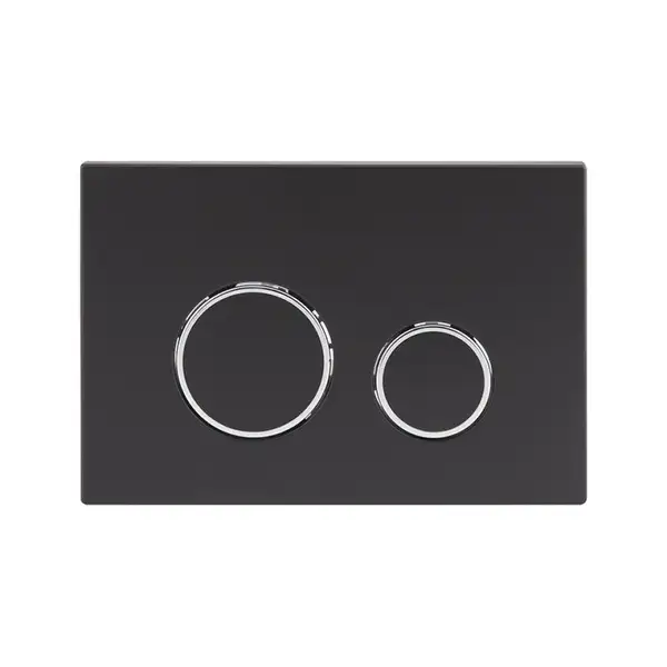 Qtap Nest Клавіша змиву, матовий чорний (QT0111M11V1146MB)