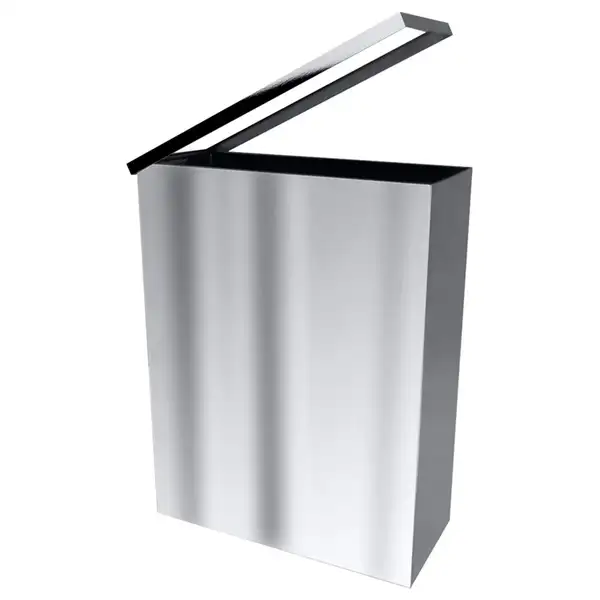 125115041 HOTEL корзина для сміття квадр 155x355x460 мм, глянець Bemeta Чехія (125115041)