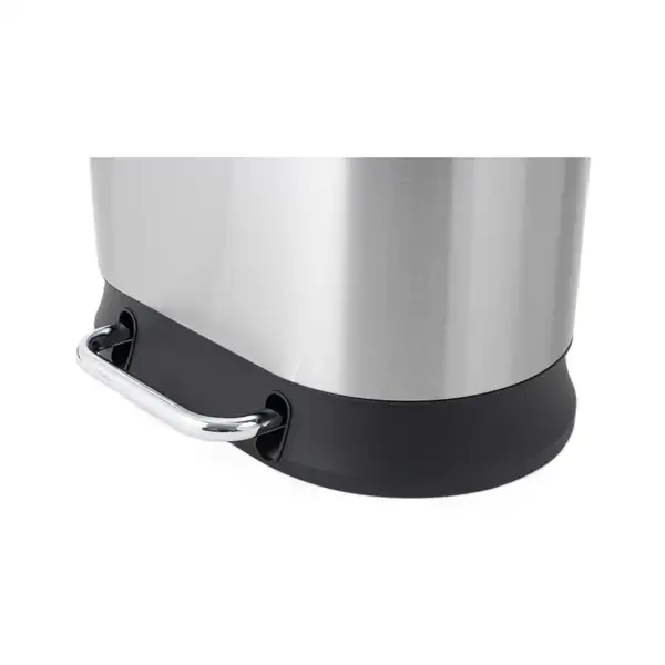 Відро для сміття з плавним закриттям овальне Mixxus Premium Strong-TC0120 SS Color 20л колір наржав (MI7081)