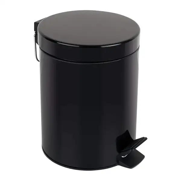 Відро для сміття 40 літрів Zerix Strong MB0140 Black (ZX4635)