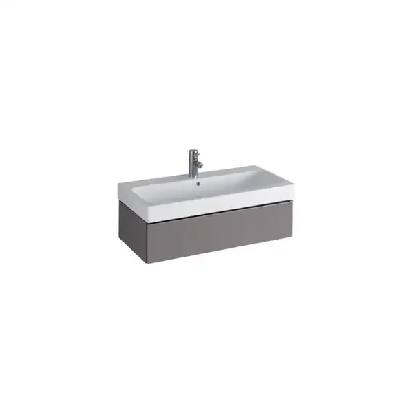 Geberit ICON тумба 89*24*47,7см, для умывальника, с одним ящиком, платиновый/крашеный глянец (840292000)