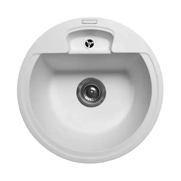 MIRAGGIO Кухонная мойка VALENCIA белая (0000057)