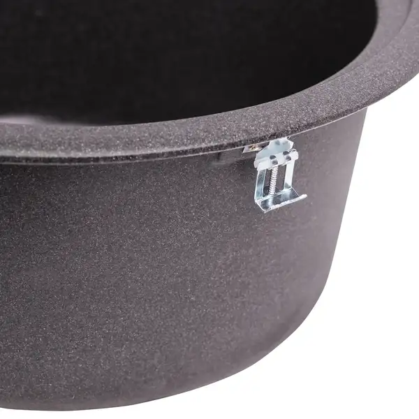 Lidz D510/200 GRF-13 Кухонна мийка, графіт (LIDZGRF13D510200)