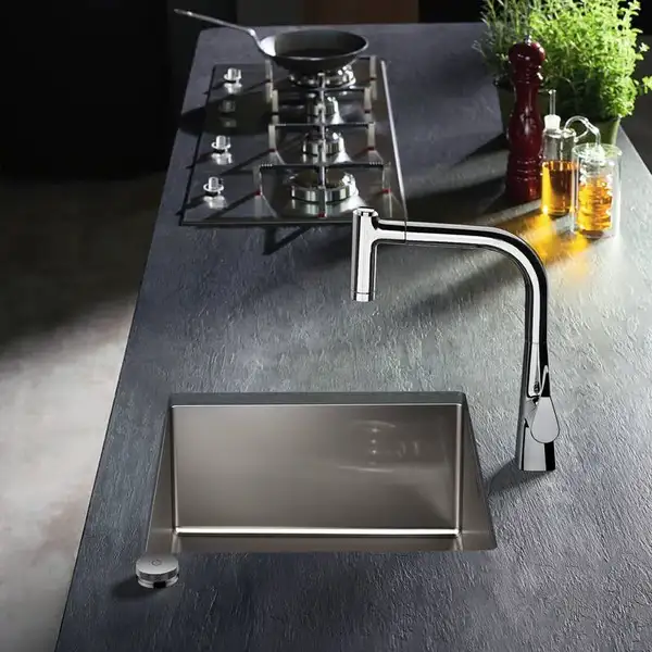Hansgrohe S71 S712-F450 Мийка кухонна, нержавіюча сталь (43305800)