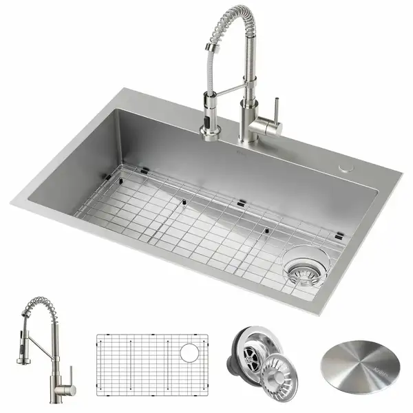Kraus Loften KCH-1000 Кухонный комплект, нерж. сталь (KCH-1000)
