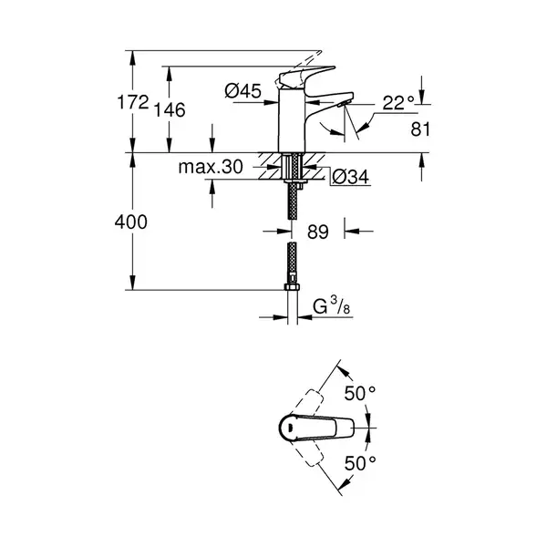 Набор для ванной 15-в-1 Grohe Mega Bundle BauFlow (39418MB0) фото 9 Aquada.com.ua