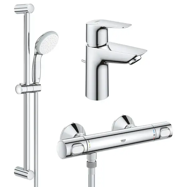 Набір змішувачів 2 в 1 для душової кімнати S-Size Grohe StartEdge UA202503TS