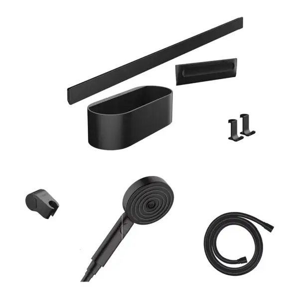 Hansgrohe WallStoris Комплект аксесуарів, Matt Black (24291670)