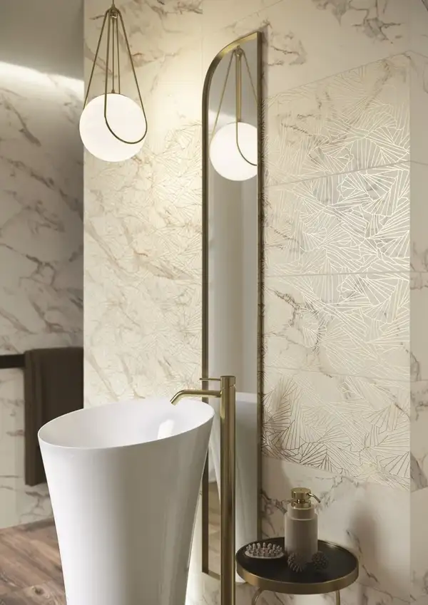 PARADYZ Serene Bianco RECT Плитка стінова, біла (S-R-250X750-1-SERE.BI)
