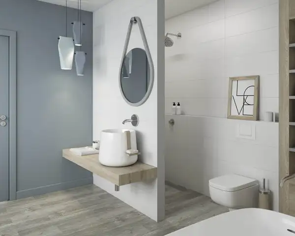 Плитка стінова Neve Bianco RECT MAT 29,5x59,5 код 5423 Ceramika Paradyz (S-R-295X595-1-NEVE.BI--M2)