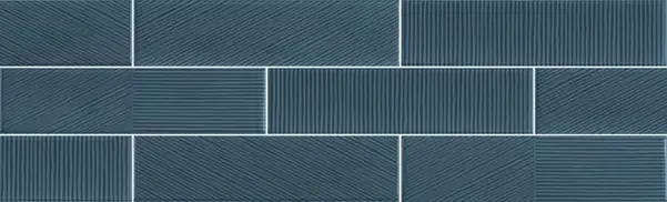 Плитка стінова Decorline Stripebrick Blue 73x300x9,4 Sant'agostino (CSASBEB730)