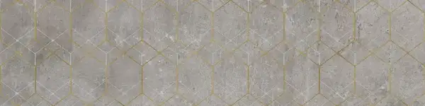 Плитка підлогова Softcement Silver Decor Geo POL 29,7x119,7x0,8 код 7450 Cerrad (5903313317450)